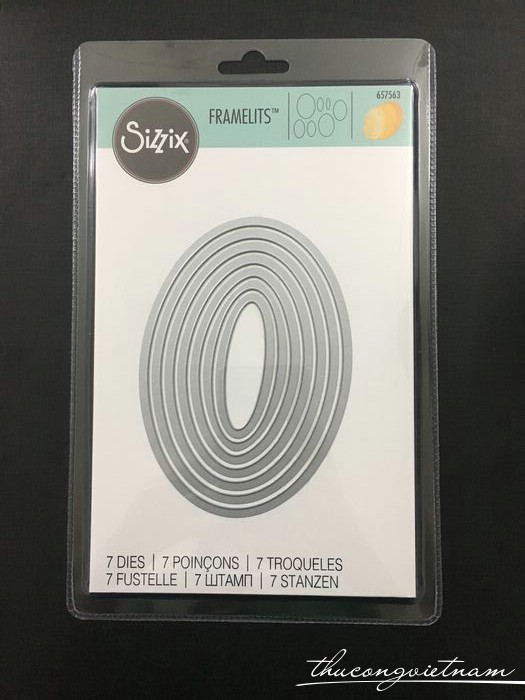 T4010004-657563-Khuôn cắt Sizzix Framelits Ovals